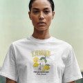 Limon Baskılı Crop T-shirt