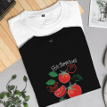 Domates Baskılı Crop T-shirt